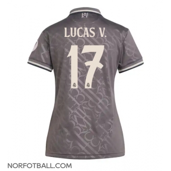 Billige Fotballdrakt Real Madrid Lucas Vazquez #17 Replika Tredjedrakt Dame 2024-25 Kortermet